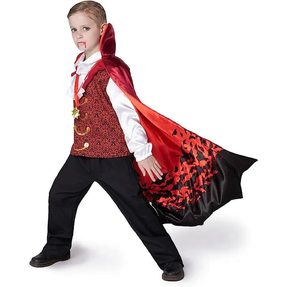 Spooktacular Creations Royal Halloween Vampire Dracula Costume Kids Boys Size 3T